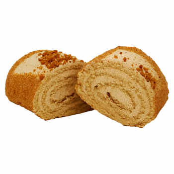 Biskuitrolle mit Creme "Rulet po Domaschnemu"